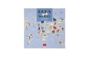 LEGAMI WALL CALENDAR - 2025 WALL CALENDAR - DOGS OF THE WORLD - 30x29 CAL250037